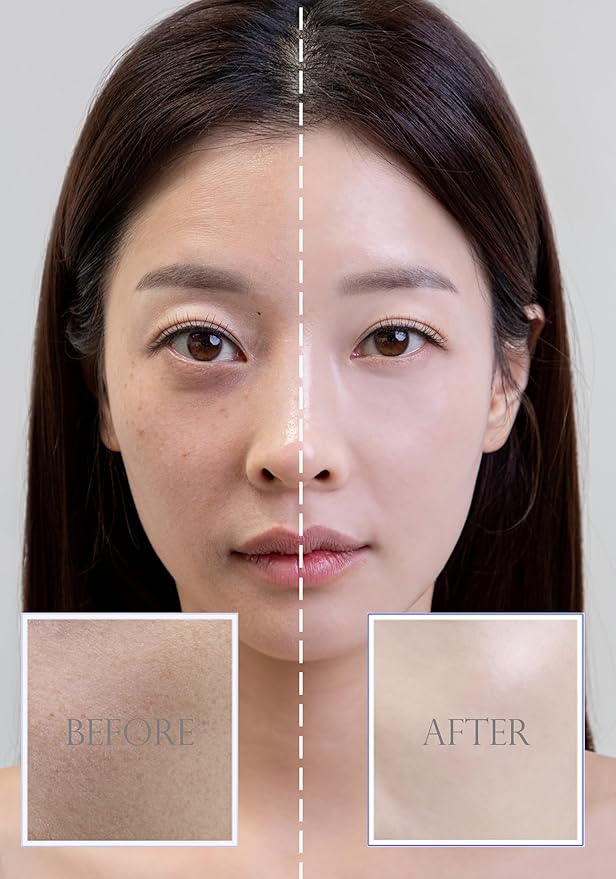 BR Waterfull Blemish Balm, Korean BB Cream, Dewy Finish, Moisturizing Medium Flawless Coverage, Natural Skin Tone, Glow & Dewy Makeup, 1.41oz (BB Cream Natural Type)