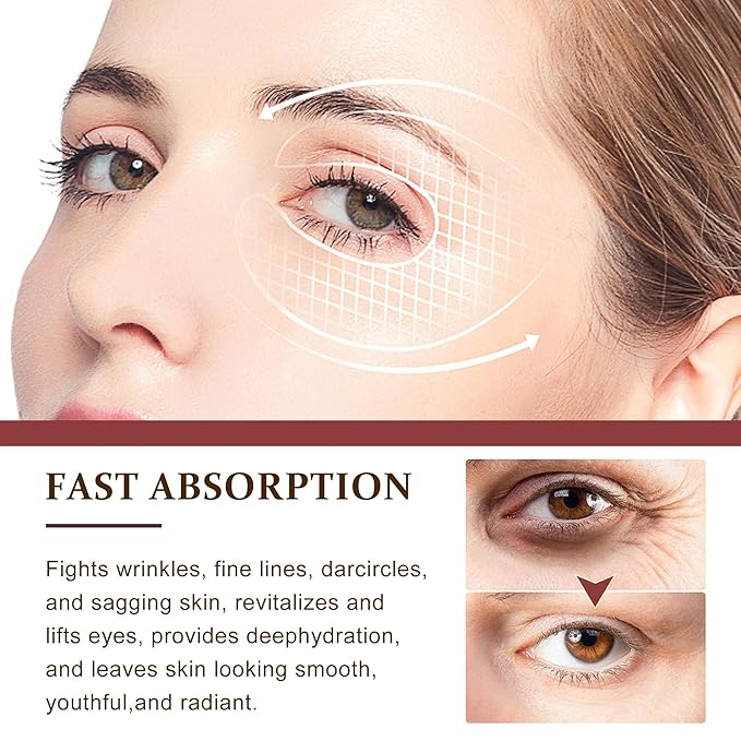 Ycz Under Eye Patches (30 Pairs) – Caffeine Eye Masks for Puffy Eyes, Dark Circles & Fine Lines, Depuffing, Hydrating & Wrinkle-Smoothing, 360° Full Eye Area Care, Birthday Gifts for Women