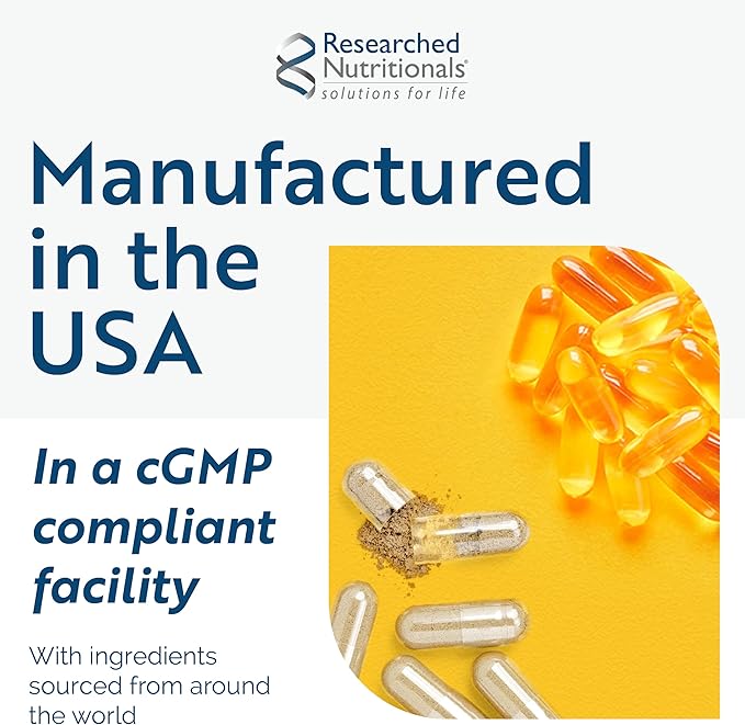 Researched Nutritionals ToxinPul - Kidney & Liver Cleanse Detox & Repair - Multi-Binder Formula with Humic Acid, Chlorella & Quercetin for Heavy Metals, Glyphosate & Toxin Removal (90 ct)