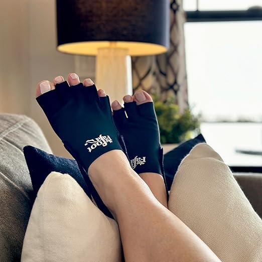 Foot Faja Compression Sock - Jaws Podiatry Medical Ankle Support for Surgery Recovery, Injury Recovery, Pain Relief and Sports Protection - Black (Small) - For Toe Or Foot Fatigue Or Post-Operative Swelling