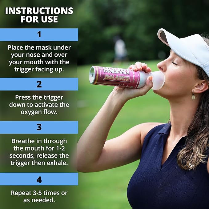 Boost Oxygen Large Natural 10 Liter Canister | Respiratory Support for Aerobic Recovery, Altitude, Performance and Health (4 Pack)