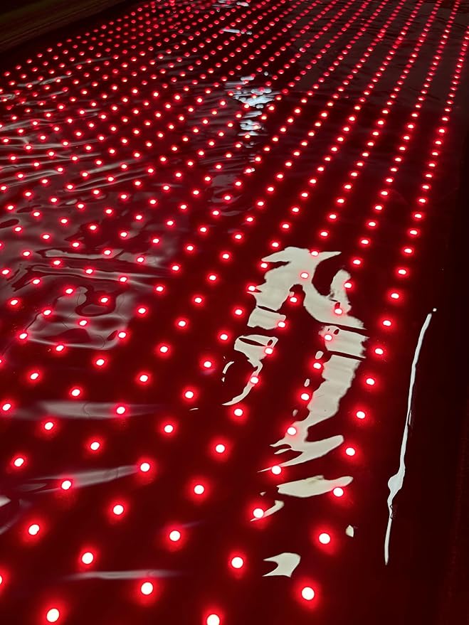 Red Light Therapy Full Body Device, Infrared Light Therapy Large Mat Sleeping Bag for Full Body Wrap, High Power 660nm&850nm 2520 LEDs Whole Body Therapy Blanket for Body Pain Relief, Energy Recovery