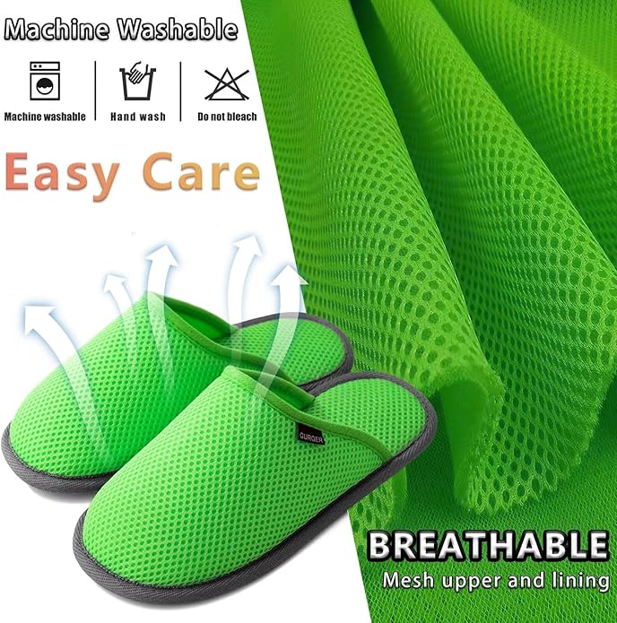 House Slippers for Guests Non-Disposable Washable Spa Slippers Set Non-Slip for Spa, Hotel, Party Guest and Travel