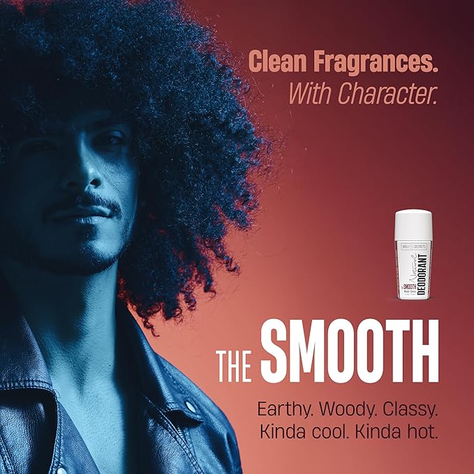 Bali Secrets Natural Deodorant for Women & Men. Nonsense Free. Clean Formula for Sensitive Skin. Strong & Reliable Odor Protection. No Synthetic Aluminum. Organic & Vegan [THE SMOOTH]