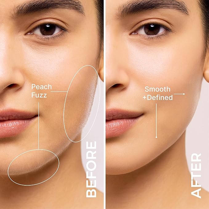 ZOMCHI Eyebrow Razor, Face Razors for Women&Men, Eyebrow Trimmer Shaper with Precision Cover, Facial Shaver with 6 Blades (Purple)