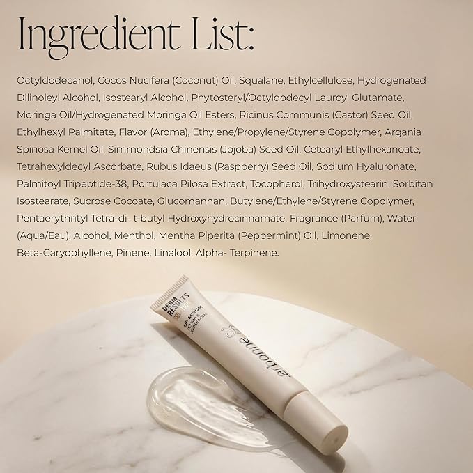 DermResults Solutions Lip Serum – Hydrating Plumping Serum for Women with Moisture-Rich Glossy Finish, Stabilized Vitamin C, Botanical Oils & Lip-Plumping Complex, 0.42 oz, by Arbonne.