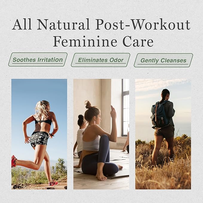 Feminine Care – All-Natural Soapberry Foaming Wash & Mist Sets, pH-Balanced and Hypoallergenic, Fragrance & Paraben-Free, Odor Control, Soothes Itchy, Dry, Sensitive Skin, Pregnancy-Safe