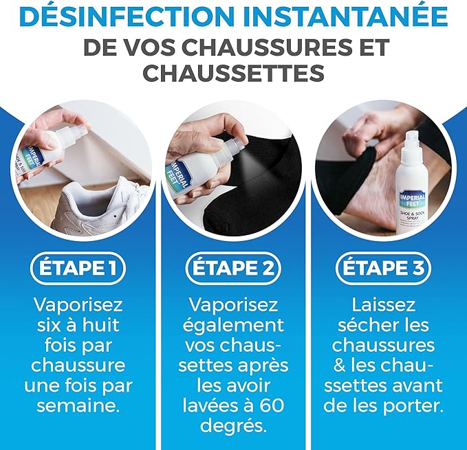 Advanced Foot & Shoe Deodorizer Spray (150ml) - Promotes Healthy Nails & Toenail Condition - Athletes Foot Shoe Spray for Fungal Treatment | Anti Toe Fungus Treatment and Foot Fungus | 150 ML