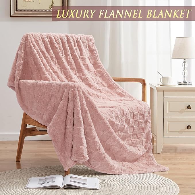 Birthday Gifts for Women, Self Care Get Well Soon Gift Baskets for Women, Rose Relaxing Spa Gifts Care Package with Blanket, Unique Valentines Day Gift Ideas for Her Wife Girlfriend Mom Friend Sister