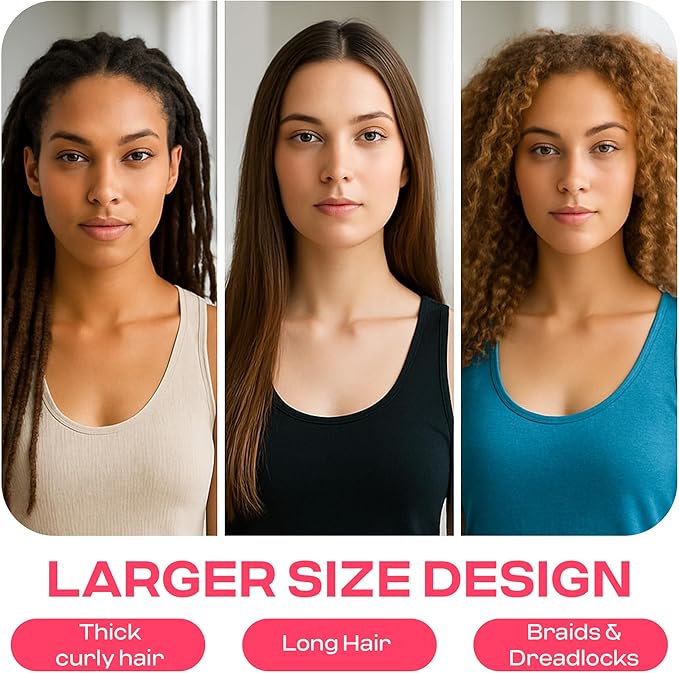 CoolMate Adjustable Satin Silk Bonnet for Sleeping Women, Tie Double Lined Silk Bonnet for Women Long Hair