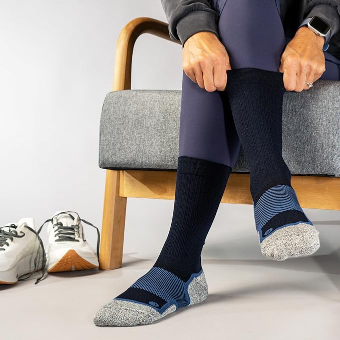 OrthoSleeve WC4 Diabetic & Neuropathy Compression Socks, Non-Binding for Men & Women, Improve Circulation & Edema