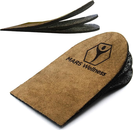 Premium Adjustable Orthopedic Heel Lift - Made in The USA - for Heel Pain and Leg Length Discrepancies - Medium - 1 Single Lift