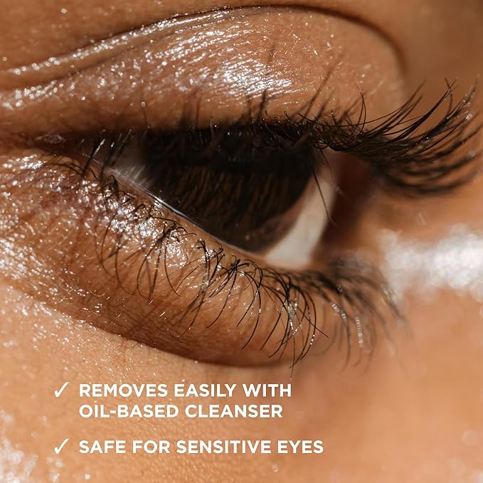 HALEYS Re-veal Lash Extension Mascara – Lengthening, Curling, Defining Black Mascara for Short and Straight Lashes – Smudge Proof, Non-Clumping, No-Flake Formula for Fuller, Longer Lashes