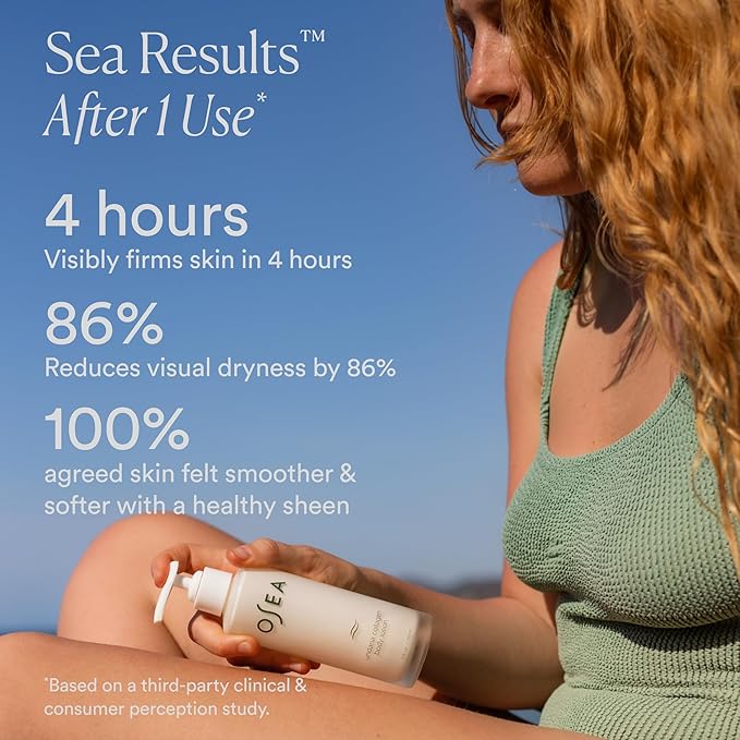 OSEA Undaria Algae™ Fragrance Free Body Lotion 5 oz - Ultra-Hydrating & Lightweight - Firms Skin in 4 Hours - Packed with Undaria Seaweed & Hyaluronic Acid - Hypoallergenic Formula