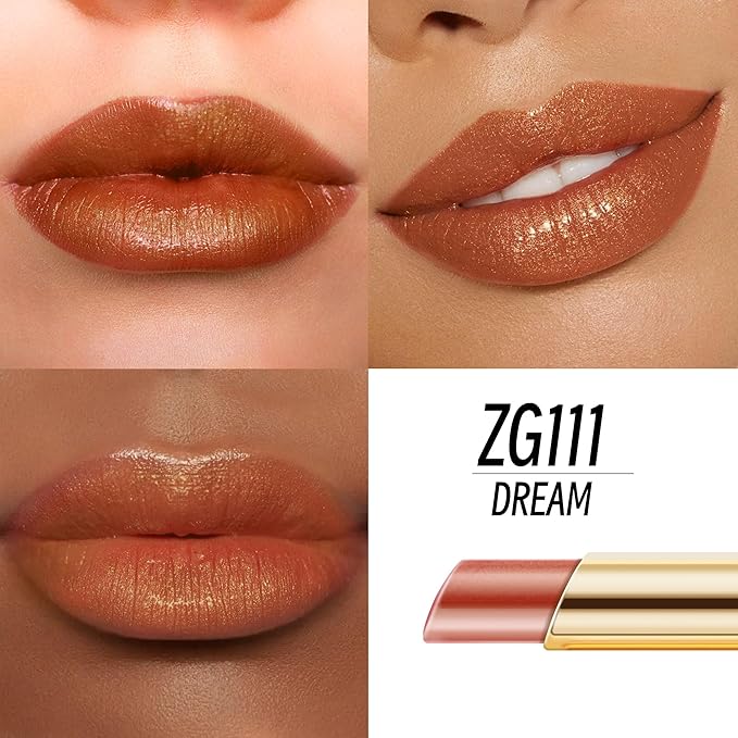 Depuplum Red Brown Nude Lipstick Set for Women Shimmer Tinted Lip Balm Hydrating Moisturizing Lip Gloss Cruelty Free Lip Makeup, DM108/111/118