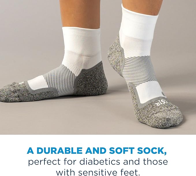 OrthoSleeve WC4 Diabetic & Neuropathy Compression Socks, Non-Binding for Men & Women, Improve Circulation & Edema