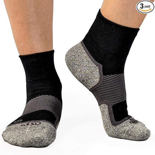 OrthoSleeve WC4 Diabetic & Neuropathy Compression Socks, Non-Binding for Men & Women, Improve Circulation & Edema