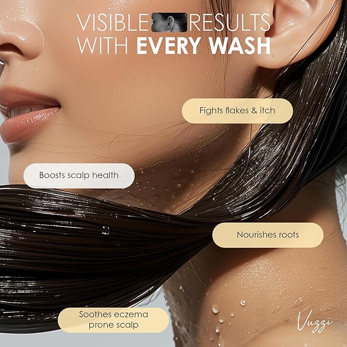 Moisturizing Conditioner for Flake-Free, Healthy Scalp & Hair Growth - Sulfate-Free, Paraben-Free & Natural Conditioner for All Hair Types