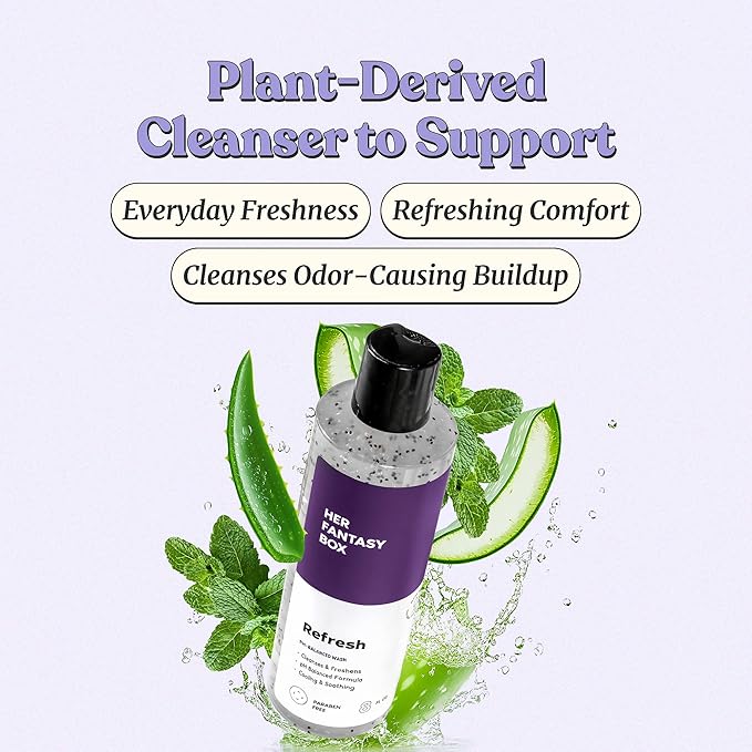 Her Fantasy Box | Refresh Plant Based Yoni Gel Wash (pH Balancing) - 3 Pack