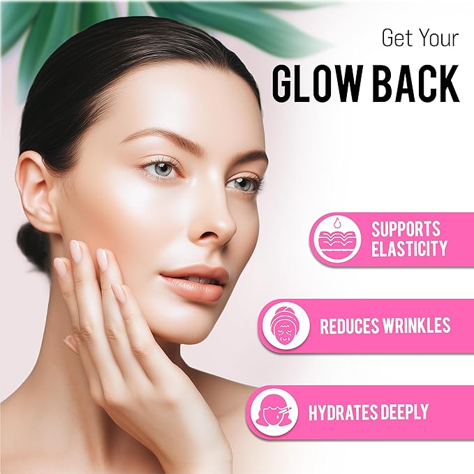 MERRY VITA Collagen for Women – Hydrolyzed Multi Collagen Peptides Types I, II, III, V & X – Collagen Supplement with Vitamin C, Biotin & Hyaluronic Acid – Grass Fed, Non-GMO, 240 Capsules