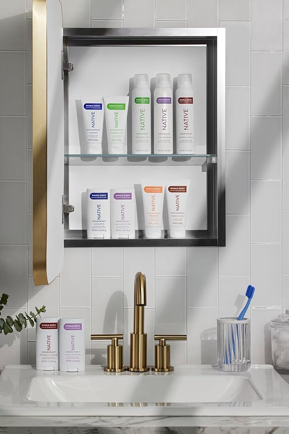 Native Whole Body Deodorant Cream Contains Naturally Derived Ingredients, Deodorant for Women & Men | 72 Hour Odor Protection, Aluminum Free with Coconut Oil and Shea Butter | Unscented