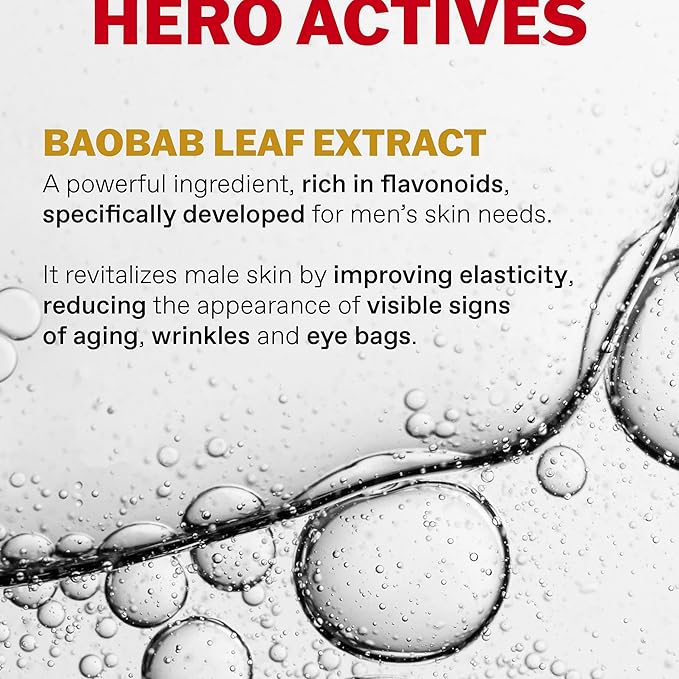 KORRES Athenian Grooming Anti-Ageing Face & Eye Cream with Achillea Millefolium & Baobab Leaf Extracts, Reduces Fine Lines, Smooths Wrinkles & Puffiness, Vegan, For Men, 1.69 fl oz