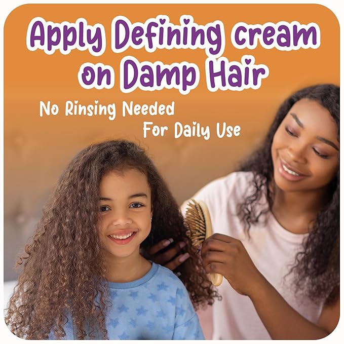 Ricitos de Oro Curl Defining Cream: Defines Curls Without Frizz, Long-Lasting Hydration,100% Natural Oils, Vegan Ingredients, Easy Detangle & Style, Conditions Without Weighing Down, 10.5 Oz, 2-Pack