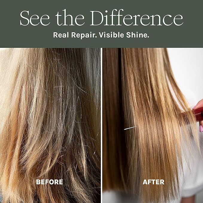 Purist Pure Split End Mist Spray | Seals & Smoothens Fragile Ends for Silky Shine & Lasting Softness | Lightweight Leave-In Split Ends Hair Treatment Spray for Hair | Made in USA, 4oz Bottle