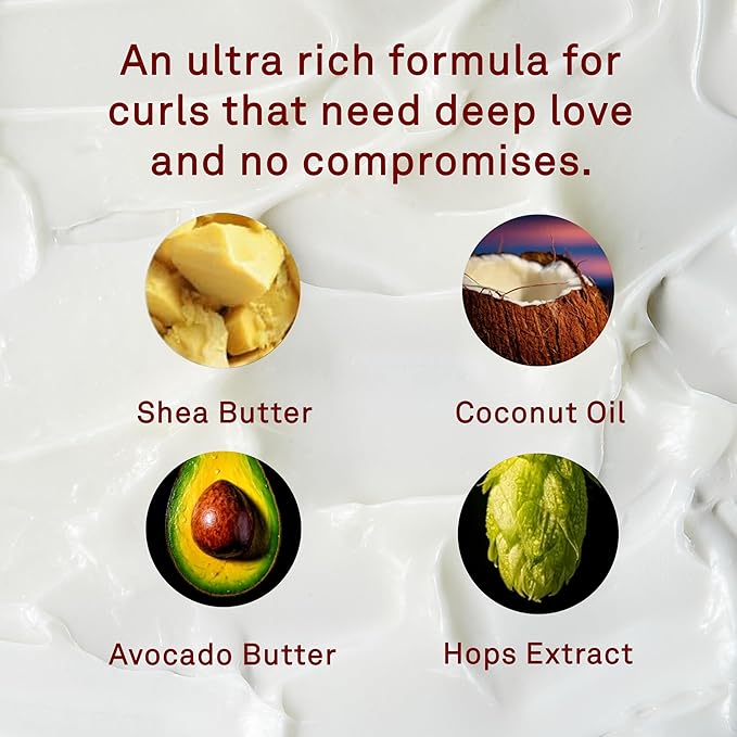 Hawthorne Curl Bounce Conditioner for Curly Hair. Mens Curly Hair Conditioner with Shea Butter, Avocado Butter, and Coconut Oil to Nourish & Strengthen. Sulfate Free, Paraben Free. 16 fl oz. 2-Pack.