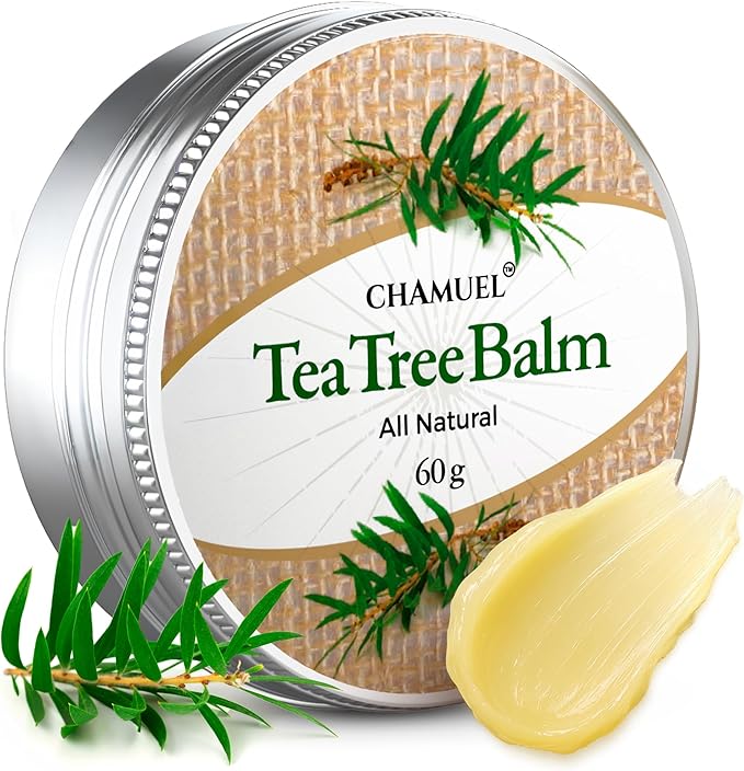 Tea Tree Oil Balm, Itchy Skin Relief for Soothing Rashes, Jock Itch, Athlete’s Foot, Folliculitis, Bug Bites. Natural Formula for Dry Sensitive Skin | Safe for All Ages 1pack
