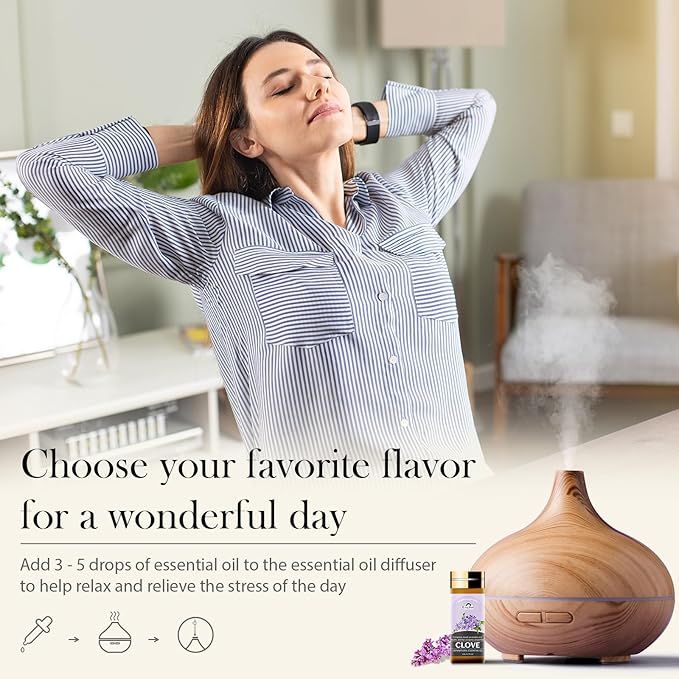 Essential Oil Set, 40 Pcs Aromatherapy Essential Oils for Diffusers for Home, 5ML Fragrance Gift Set for Skin Care, Humidifier, Laundry, Massage, Candle and Soap Making