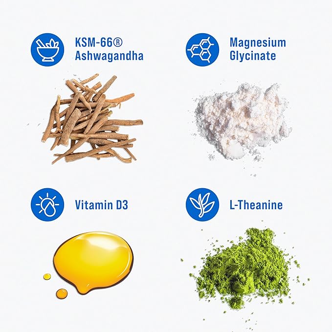 Nello Supercalm Powdered Drink Mix, Cortisol Reducer* and Sleep Aid Supplement, L Theanine, Ksm-66 Ashwagandha, Magnesium Glycinate, Vitamin D 3, No Sugar, Non GMO, On The Go, 20 Ct, Orange Creamsicle