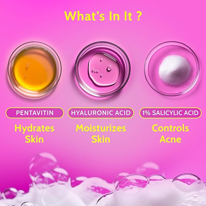 Chemist at Play 1% Salicylic Acid Body Wash | Paraben & SLS Free | Gentle Exfoliating Shower Gel | Prevents Body Acne, Bumpy Skin & Deep Cleanses Skin | For Men & Women | 7.9 Fl oz