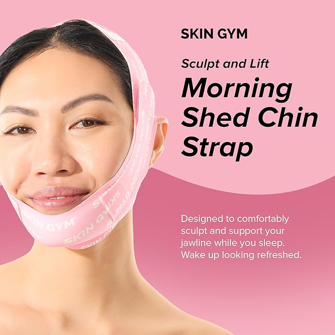 SKIN GYM Morning Shed Chin Strap, Adjustable Face Slimming Band for Sculpting, Lifting and Defining Jawline