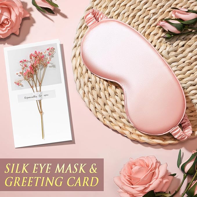 Birthday Gifts for Women, Self Care Get Well Soon Gift Baskets for Women, Rose Relaxing Spa Gifts Care Package with Blanket, Unique Valentines Day Gift Ideas for Her Wife Girlfriend Mom Friend Sister