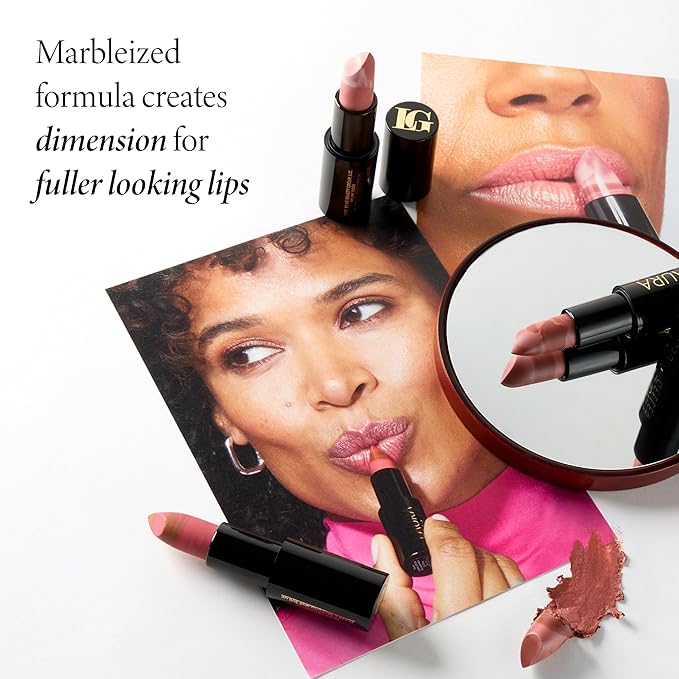 LAURA GELLER NEW YORK Italian Marble Sheer Lipstick - Berry Banana - Hydrating & Lightweight - Vitamin E & Caster Seed Oil - Cream Finish