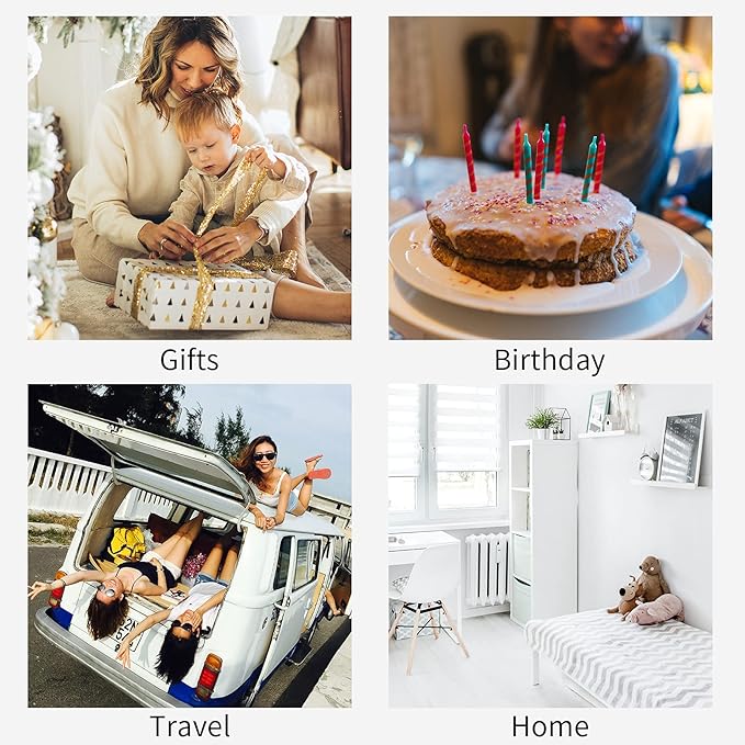 Vlando Medium Makeup Cosmetic Organizer Case Portable Storage Bag with Adjustable Dividers for Makeup Brushes Girls Women Friend Black