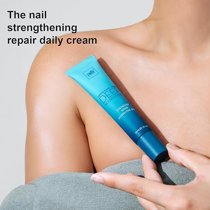 Cuticle & Nail Cream Treament, Deep Nourishing - USA Made - Daily Repair Nail Care w/Organic Shea Butter, Jojoba Oil - Soften Cuticles, Strengthen Nails, Hydrating (Pack of 2)