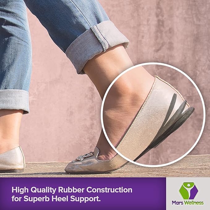 Premium Adjustable Orthopedic Heel Lift - Made in The USA - for Heel Pain and Leg Length Discrepancies - Medium - Pack of 4