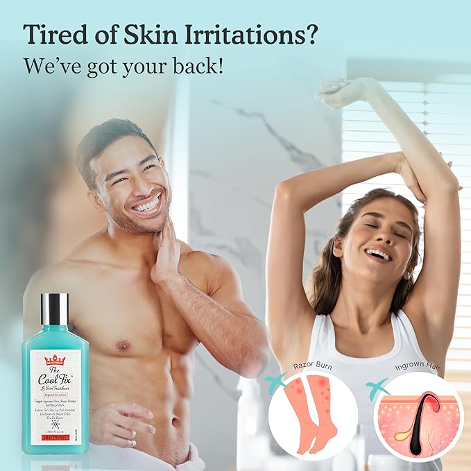 Shaveworks Get Smooth Duo, Post Waxing and Shaving Solution for Ingrown Hair, Razor Bumps and Razor Burns, The Cool Fix, 1 Fl Oz. and The Pearl Soufflé Shave Cream, 1 Fl Oz.