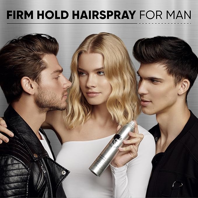 Avenue Man Texture Spray for Hair Men - Barber-Grade Hairspray for Men - Firm Hold, Frizz Control & UV Protection - Long-Lasting Hold Without Stiffness - Mens Hair Spray Extra Hold - (9.0 oz)