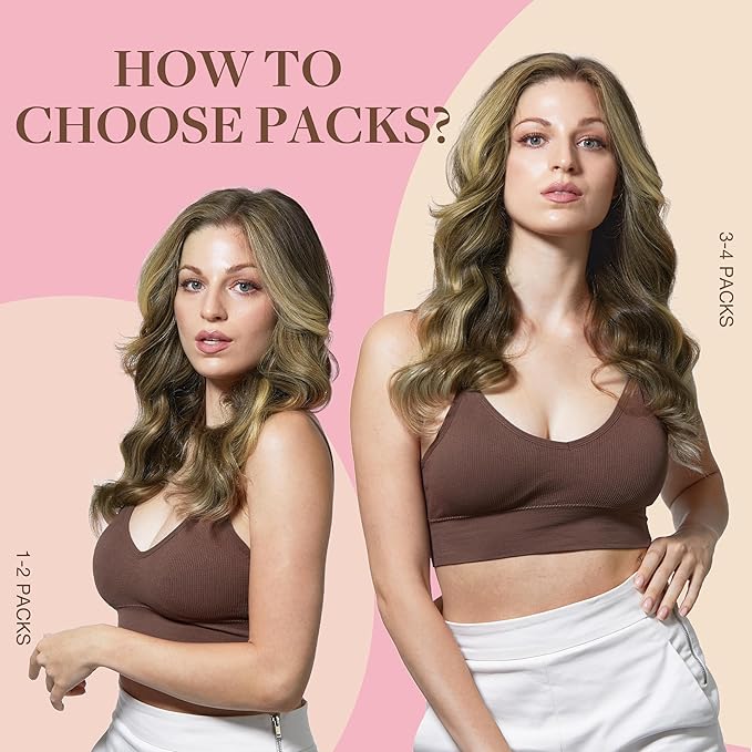 GOO GOO Tape in Hair Extensions Human Hair - Balayage Brown to Dirty Blonde, 24 Inch 50g 20pcs, Thick Ends Straight Seamless Invisible Tape in Extensions