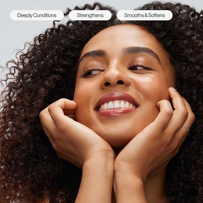 Eva NYC Therapy Session Deep Conditioning Hair Mask with Vegan Protein, Jojoba Oil + Argan Oil - Hydrate, Soften + Repair Hair Strength - Sulfate Free - Warm Vanilla Scent - 13.5 fl oz