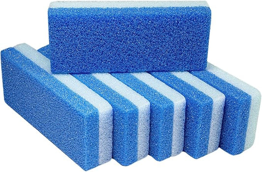 Pumice Stones, Pack of 6 Professional Grade Pumice Stone for Feet, Salon Quality Foot Callus Remover, Double Sided Foot Scraper, Home Manicure and Pedicure Tools