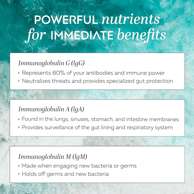 CLEANSE | IgG Dairy-Free Colostrum | 50.5% IgG Potent Concentrated Immune Support | Daily Gut Health Detox, Energy, Prebiotics, Digestive Support | 120 Capsules | 30 Day Supply, 1-Pack