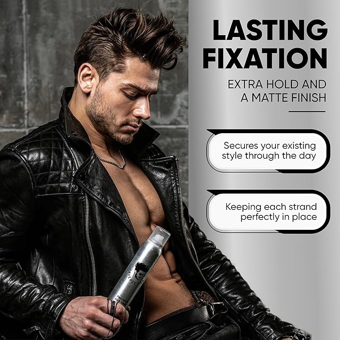 Avenue Man Texture Spray for Hair Men - Barber-Grade Hairspray for Men - Firm Hold, Frizz Control & UV Protection - Long-Lasting Hold Without Stiffness - Mens Hair Spray Extra Hold - (9.0 oz)