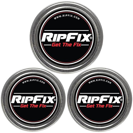 RipFix Hand Repair Balm for Dry Cracked Hands, Hand Salve for Gymnastics and Rock Climbers, Rip Fix Climbing Salve for Men and Women, Premium Gymnast Balm for Hardworking Hands, 3 Classic 1.34 oz Tins