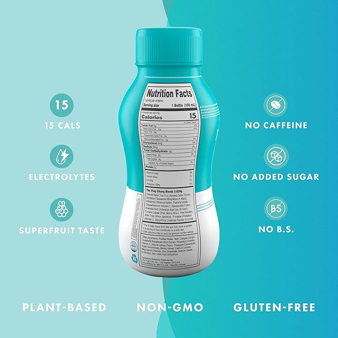 The Plug Liver Cleanse Detox & Repair Drink Electrolytes Organic Herbal Liquid Detoxify Body Plants Supplement Support Weight Loss Natural Health Hydrate Sports Energy Immunity Shots Minerals Vitamins