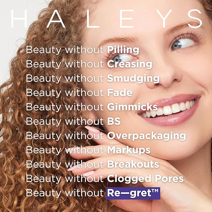 HALEYS Re-veal Lash Extension Mascara – Lengthening, Curling, Defining Black Mascara for Short and Straight Lashes – Smudge Proof, Non-Clumping, No-Flake Formula for Fuller, Longer Lashes