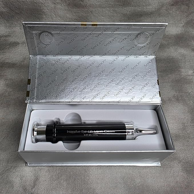 Sericin Plus Intensive Eye-Lift Micro Cream | Instant Wrinkle Filler | Exclusive Professional-Grade Anti-Aging Elixir with Rare Silk Protein | Precision Syringe Applicator